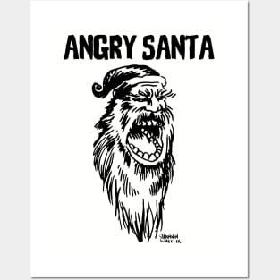 Angry Santa Posters and Art